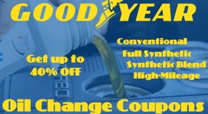 Goodyear oil change coupons