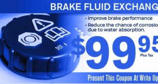 brake fluid exchange coupon