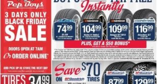 Pep Boys Tire Coupons