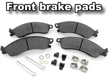 front brake pads cost