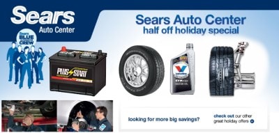 Use Sears auto coupons to save on car repair or regular maintenance services