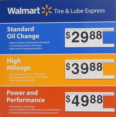 synthetic oil change cost