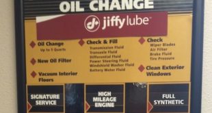 jiffy lube oil change prices