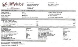 jiffy lube oil change cost
