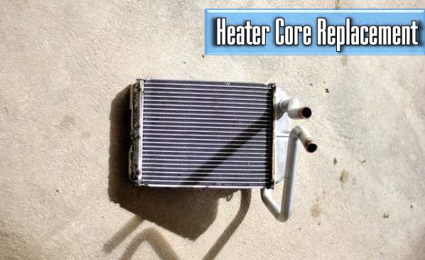 the average cost of a car heater core replacement