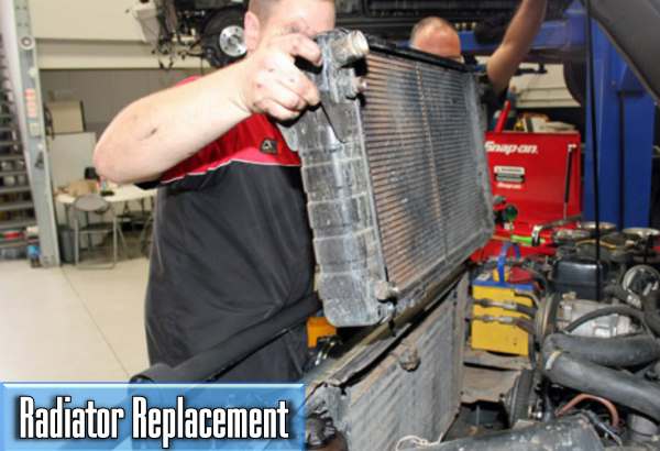 what is the average price of a car radiator replacement