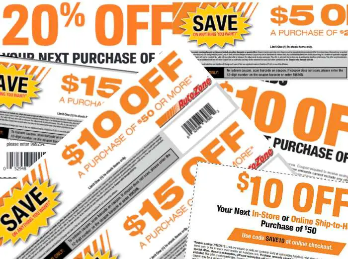 AutoZone Coupon Collection