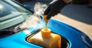 adding fluid to hot