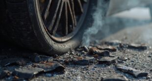 burning rubber car smell