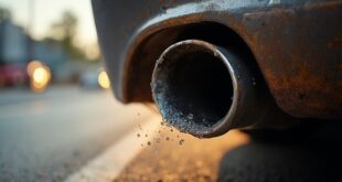 car exhaust temperature limits