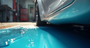 coolant leak when stationary