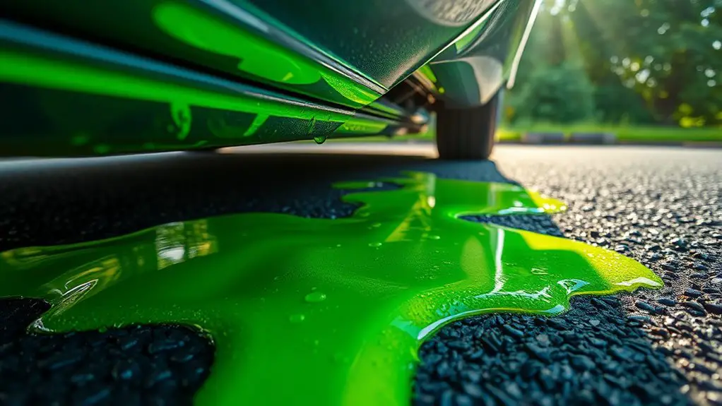 Green Fluid Leaking From Car: Everything You Need to Know