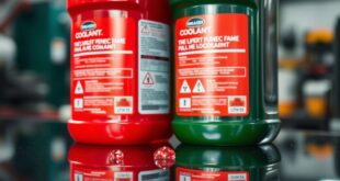 mixing red and green coolant