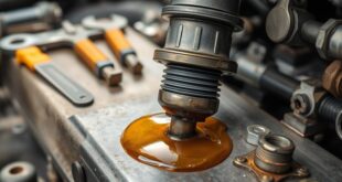 oil leak distributor fix
