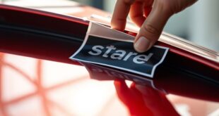 remove dealer sticker easily