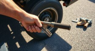 remove stuck car wheel