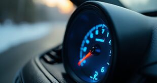 temperature gauge remains low