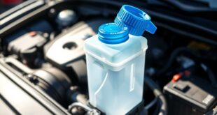 windshield wiper fluid location